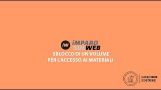 Videotutorial sblocco di un volume su Imparosulweb