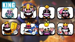 ALL King Emotes In Clash Royale