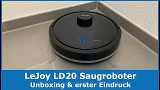 LeJoy LD20 Saugroboter mit Wischfunktion & LiDAR-Sensor  Unboxing Review und erster Eindruck