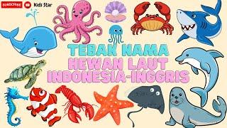 TEBAK-TEBAKAN NAMA HEWAN BINATANG LAUT DALAM BAHASA INDONESIA DAN BAHASA INGGRIS  LEARNING ANIMALS