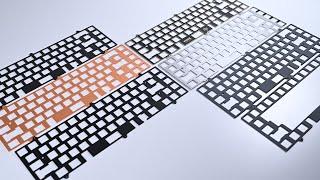 Keyboard Plates Comparison – Featuring Mode SixtyFive