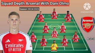 Arsenal Squad Depth With Dani Olmo Season 20242025  Update Today