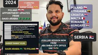 ‍️2024 POLAND  APPOINTMENT UPDATES FROM SAUDI ARABIA   JOIN LIVE SESSION NOW