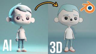 How to Create a Simple 3D Character Using an AI Image