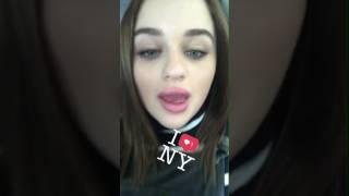Joey King Takes Over Just Jareds Instagram Story for Going In Style Premiere