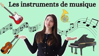 French for beginners  Les instruments de musique - Le verbe jouer