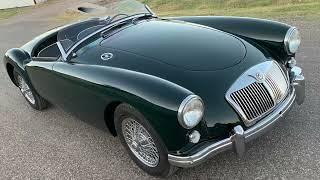 Total Restoration in 2 minutes 1958 MGA Roadster Barnfind to Showcar