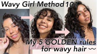 5 GOLDEN RULESTIPS FOR WAVY HAIR TYPE 2 HAIR HOW TO DEFINE NURTURE STYLE WAVY HAIR