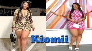 Kiomii - American plus-size fashion model  brand ambassador body-positive activist