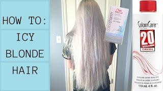 How I Get ICY BLONDE Hair AT HOME SUPER CRINGEY TBH