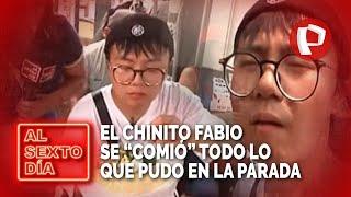 El Chinito Fabio se “comió” todo lo que pudo en la Parada