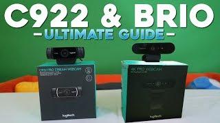 Logitech C922 & BRIO Ultimate Guide Setup Quality Green Screen Lighting & Troubleshooting