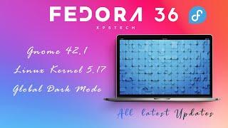 FEDORA 36  FEATURING GNOME 42.1 DESKTOP  POWERED WITH LATEST LINUX TECHNOLOGIES