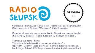 Reżyserów 2-óch Stanisław Miedziewski i Piotr Ziębakowski w radiowym studio.