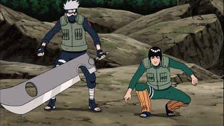 Great moment when Madara is summoned Kakashi defeats 7 swordsmen