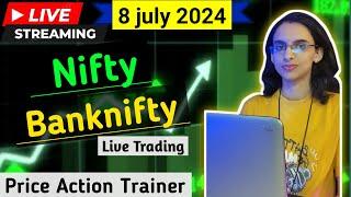 Live Trading Banknifty Nifty  8 July  #livetrading #trading #balrajtradingtech