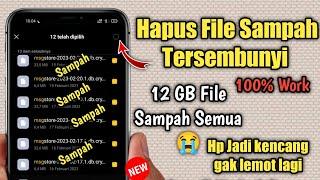 Cara menghapus file sampah tersembunyi di hp oppo  Cara atasi memori penuh