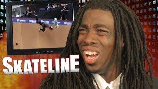 SKATELINE - CJ Collins Pro Deedz Yuri Facchini Dubstep Trey Wood Vs Jake Brown Fall