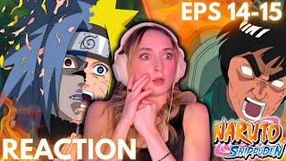 Genjutsu Battle and Guy Sensei Inner Gates Naruto Shippuden Episodes 14-15 REACTION