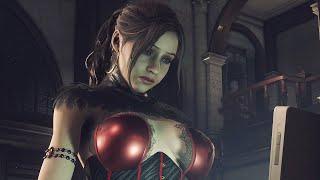 Resident Evil 2 Remake Claire Redfield in Mistress Costume - PC Mod 4K 60fps