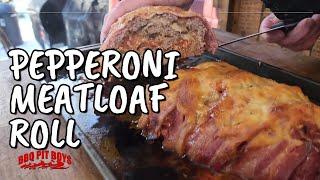 Pepperoni Bacon Pizza Meatloaf