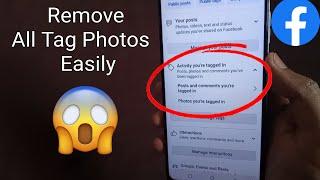 How To Remove All Tag Photos On Facebook At Once 2024