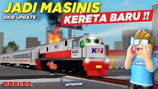 JADI MASINIS KERETA API FULL INTERIOR BARU  REVIEW GAME KAI DKID UPDATE - Roblox Indonesia