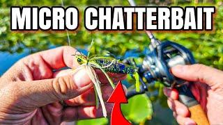 Micro Chatterbait CRUSHED Shallow Water Bass