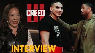 Boxer Jose Benavidez Jr. Schooled Creed IIIs Selenis Leyva About Boxing in Exchange for Acting Tips