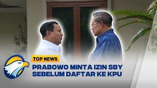 Sebelum ke KPU Prabowo Sowan ke SBY di Cikeas