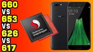 Snapdragon 660 Vs Snapdragon 653 vs Snapdragon 626 vs Snapdragon 617 Benchmarks