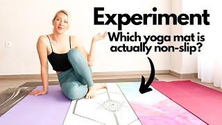 Testing yoga mat grip  yoga mat review