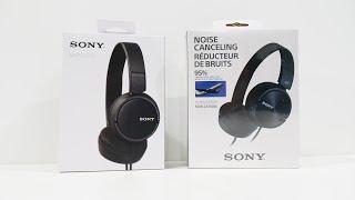 Sony MDRZX110 & MDRZX110NC Unboxing