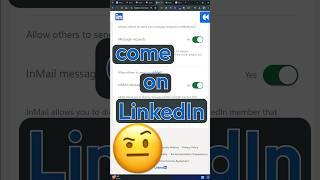Allow Free Connection Messages in LinkedIn - Turn on InMail