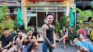  SUPERTOWNS BOYS WARMING UP Gay Pattaya Jomtien Complex 27 January 2024 4K Walk Thailand 