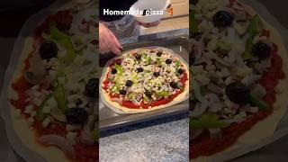 Homemade pizza  #pizza #pizzalover #pizzarecipe #homemade #delicious