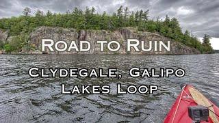 Solo Canoe Trip to Clydegale Lake and the Galipo Lakes in Algonquin Park 4K