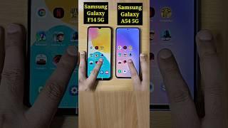 Samsung Galaxy A54 Vs Samsung Galaxy F14 Speed Test Comparison 