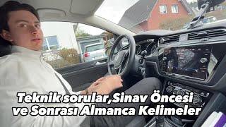 Teknik Sorular Sinav Öncesi ve Sonrasi Almanca Kelimeler ve öneriler 2.Kisim# Fahrschule