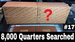 8000 Quarters Searched for Rare Coins - Quarter Hunt and Fill #17