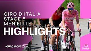 Dominant Victory   Giro DItalia Stage 8 Race Highlights  Eurosport Cycling