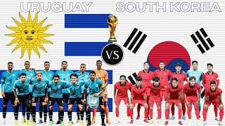 Uruguay vs South Korea Football National Teams World Cup 2022