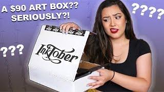 $90 Dollars...For THIS? Testing The PRICEY Inktober Subscription Box...
