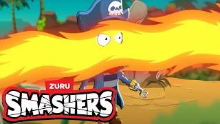 SMASHERS En Español  PILA DE PIRATAS + Compilación De Videos  Caricaturas para niños  Zuru
