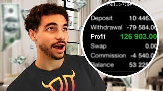 I FLIPPED $5000 to $131000 in 3 DAYS LIVE FOREX ACCOUNT TRADEZELLA + WITHDRAWAL