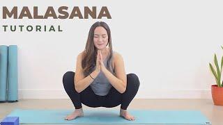 YOGA TUTORIAL How to do a Malasana  Yogi Squat