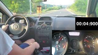 Renault Megane 2 96kw Acceleration 0-100kmh