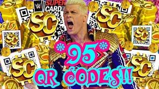 OVER *95* QR CODES THAT 100% STILL WORK WWE SuperCard