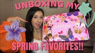 UNBOXING MY SPRING FAVORITES #FabFitFunPartner