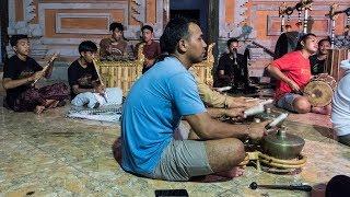 Playing temple music Bali